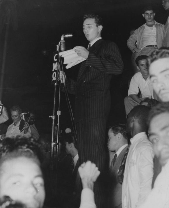 Fidel Castro Ruz, estudiante de la Universidad de La Habana 