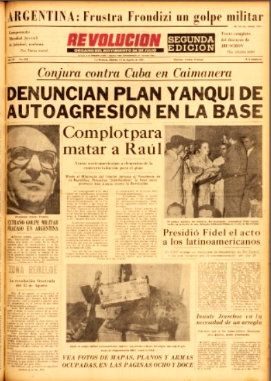Portada del diario Revolución 