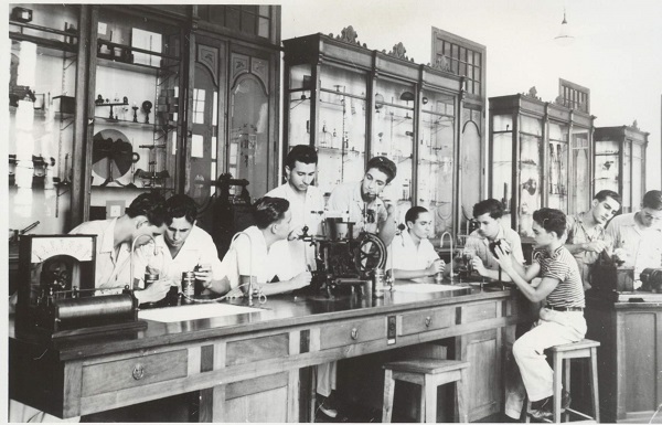 Fidel en el colegio de Belén