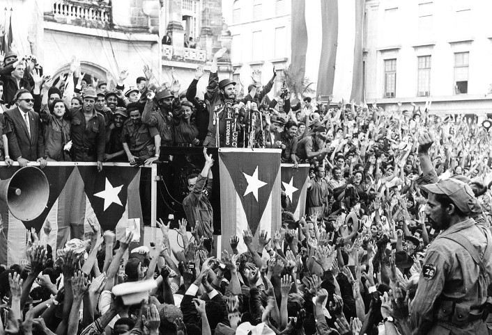 Fidel en el pueblo