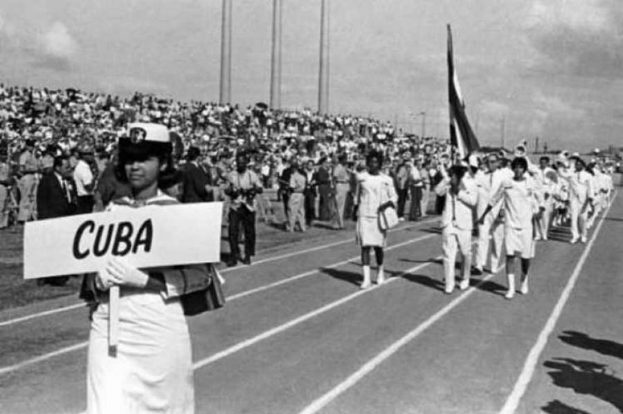 Delegación cubana a los juegos Centroamericanos de 1966