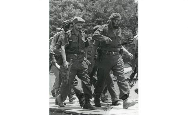 Fidel en Playa Girón