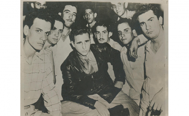 Fidel y los estudiantes