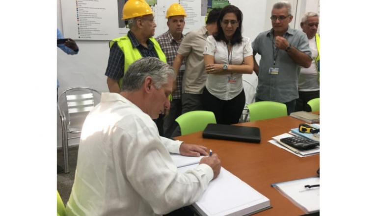 Visita del Presidente de la República de Cuba Miguel Diaz Canel Bermúdez