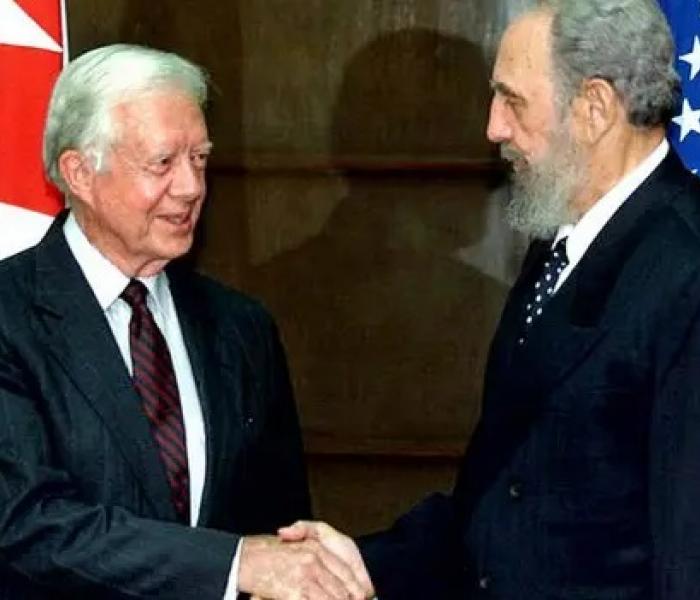 En 2002, Jimmy Carter se convirtió en el primer expresidente de Estados Unidos en visitar a Cuba 