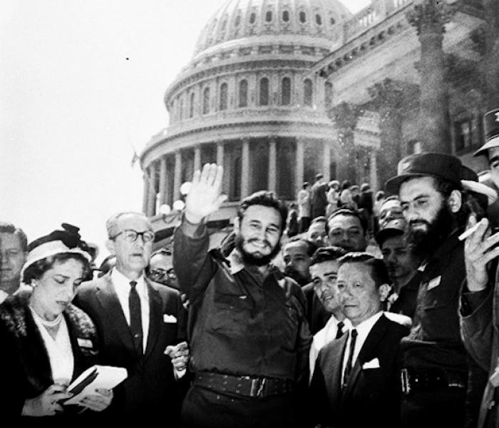Fidel Castro Ruz en Estados Unidos en abril de 1959 