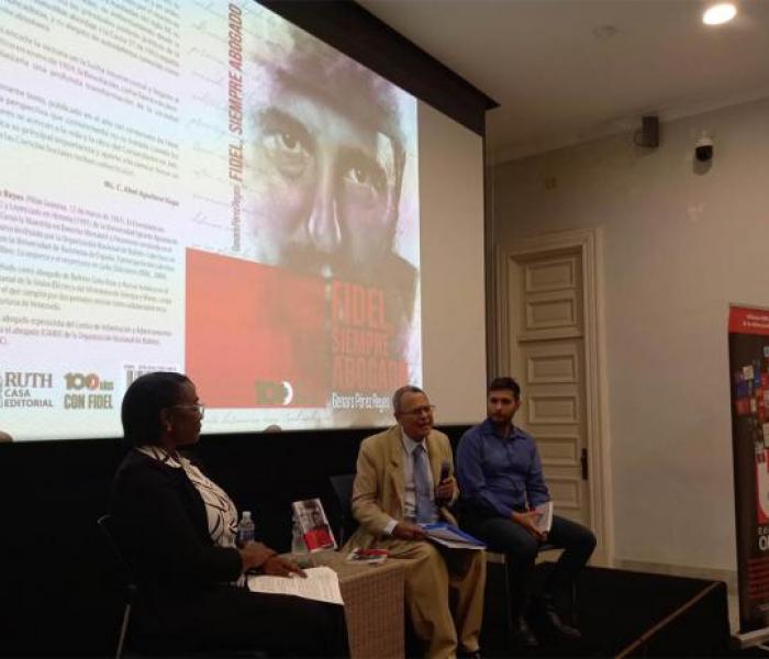 Presentación del libro Fidel, siempre abogado de Genaro Pérez Reyes