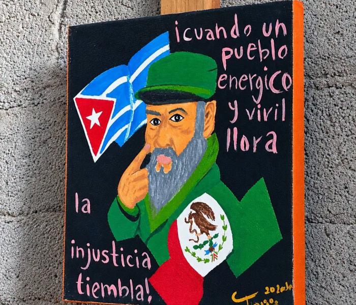 Escuela mexicana Fidel Castro Ruz. Cartel