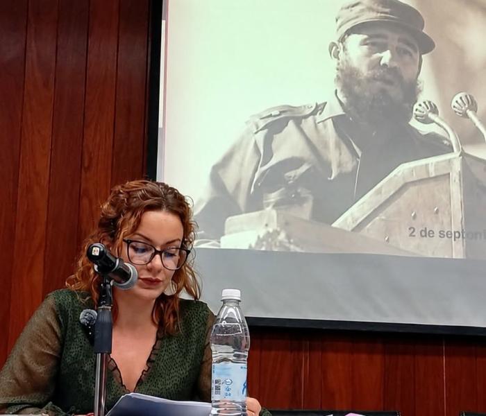 Adriana Pupo Rey, investigadora del Centro Fidel Castro Ruz