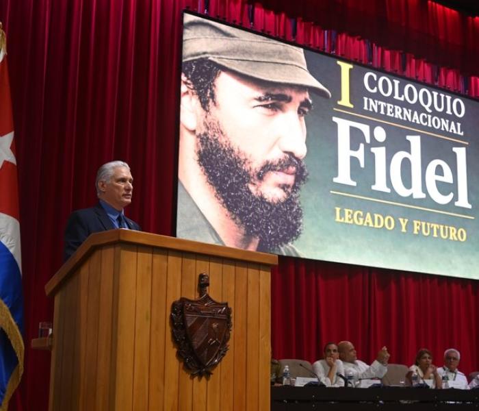 Presidente cubano Miguel Mario Díaz Canel Bermúdez